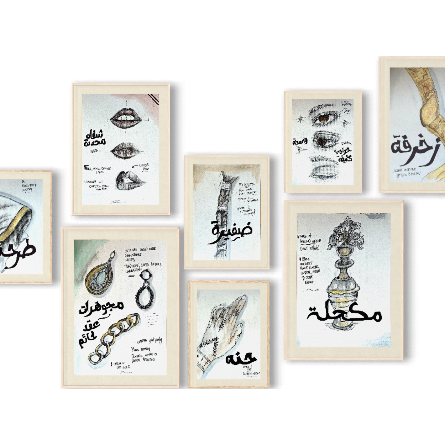 مكونات المرأة العربية