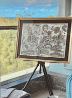 Alexandria on Newspaper (sold)